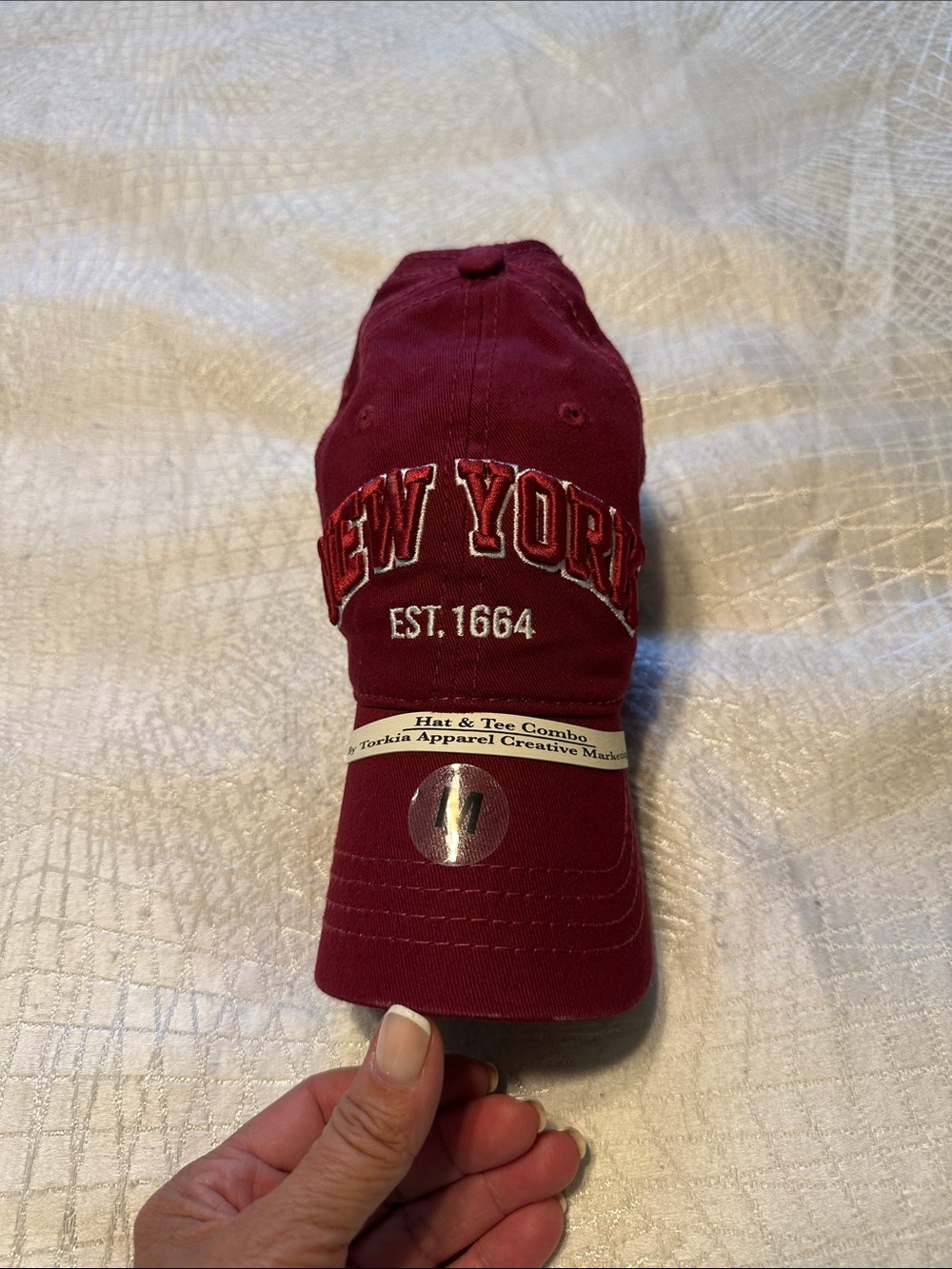 New York Maroon Baseball Cap - EST.1664